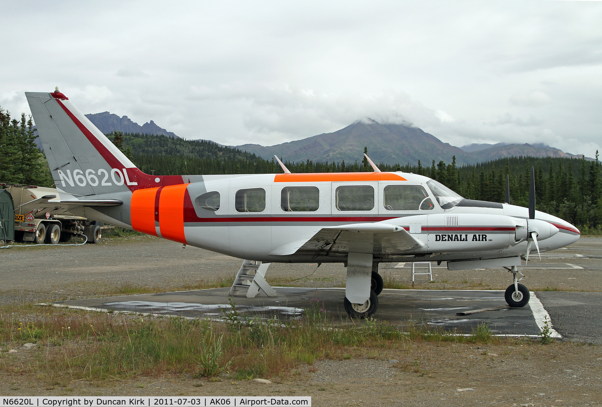 N6620L, 1969 Piper PA-31-310 Navajo C/N 31-554, Tourism flights to see Mt McKinley were cancelled on this day