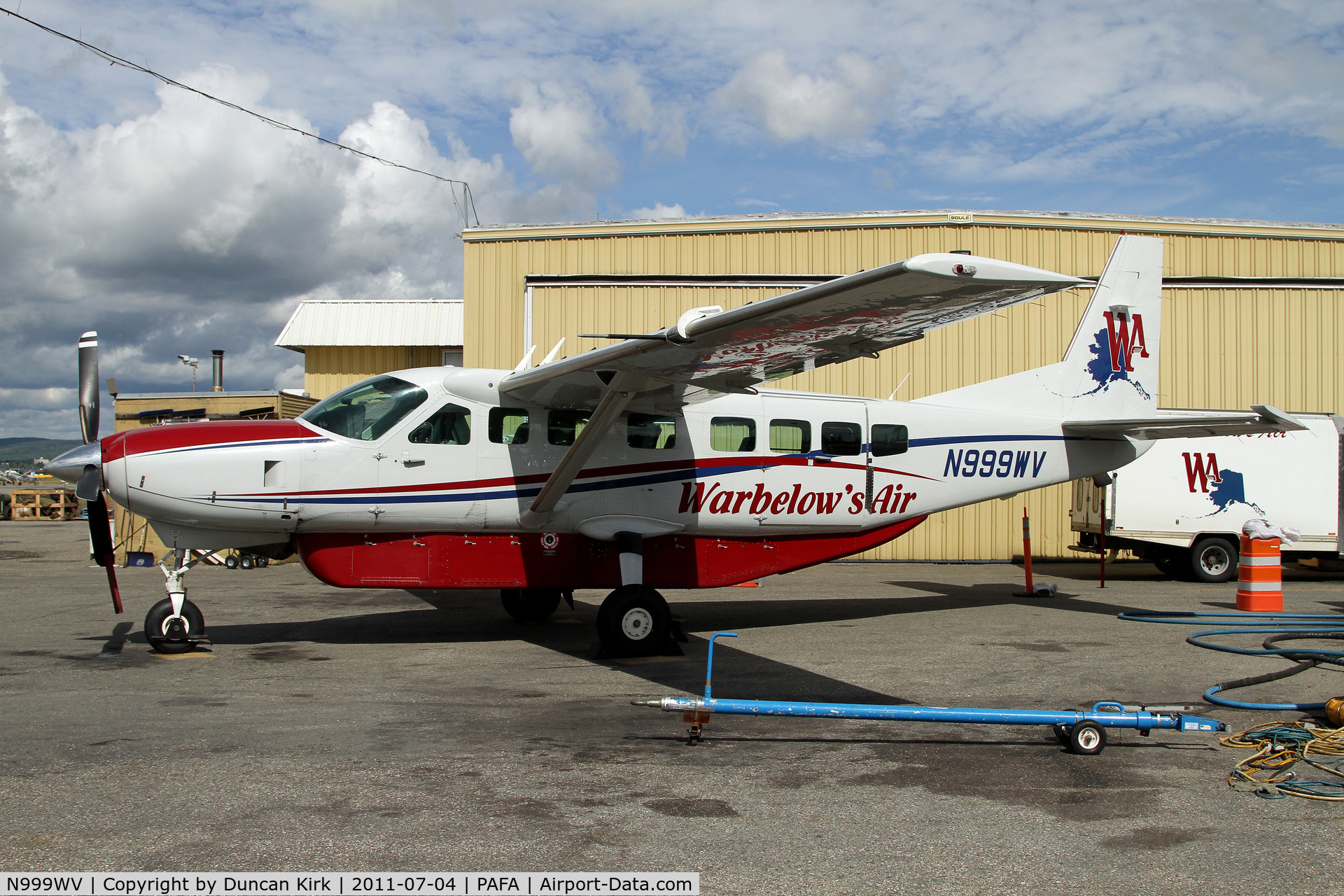 N999WV, Cessna 208B C/N 208B2082, Replacement plane for the aging Navajos