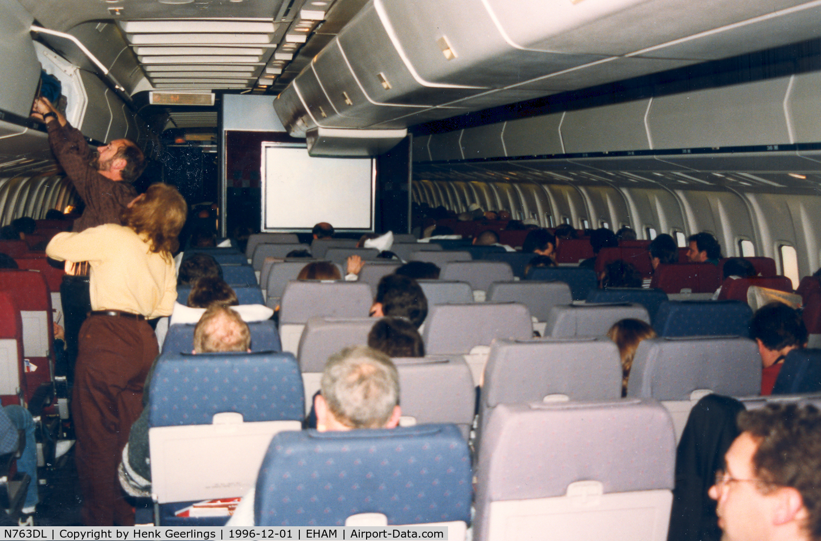 N763DL, 1979 Lockheed L-1011-385-3 TriStar 500 C/N 193Y-1197, Delta , o/b N763DL , Economy class AMS - ATL. Flight time 9hr 57 min.