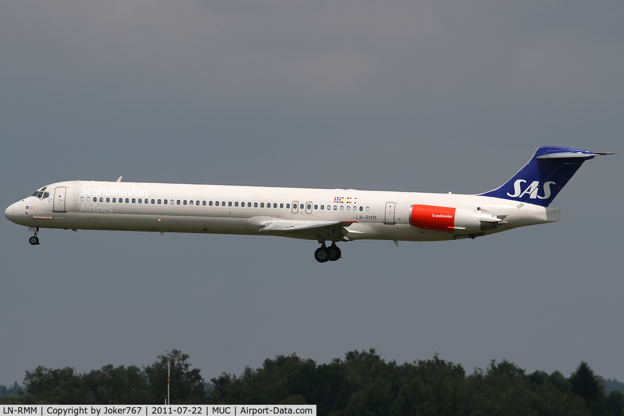 LN-RMM, 1991 McDonnell Douglas MD-81 (DC-9-81) C/N 53005, SAS
