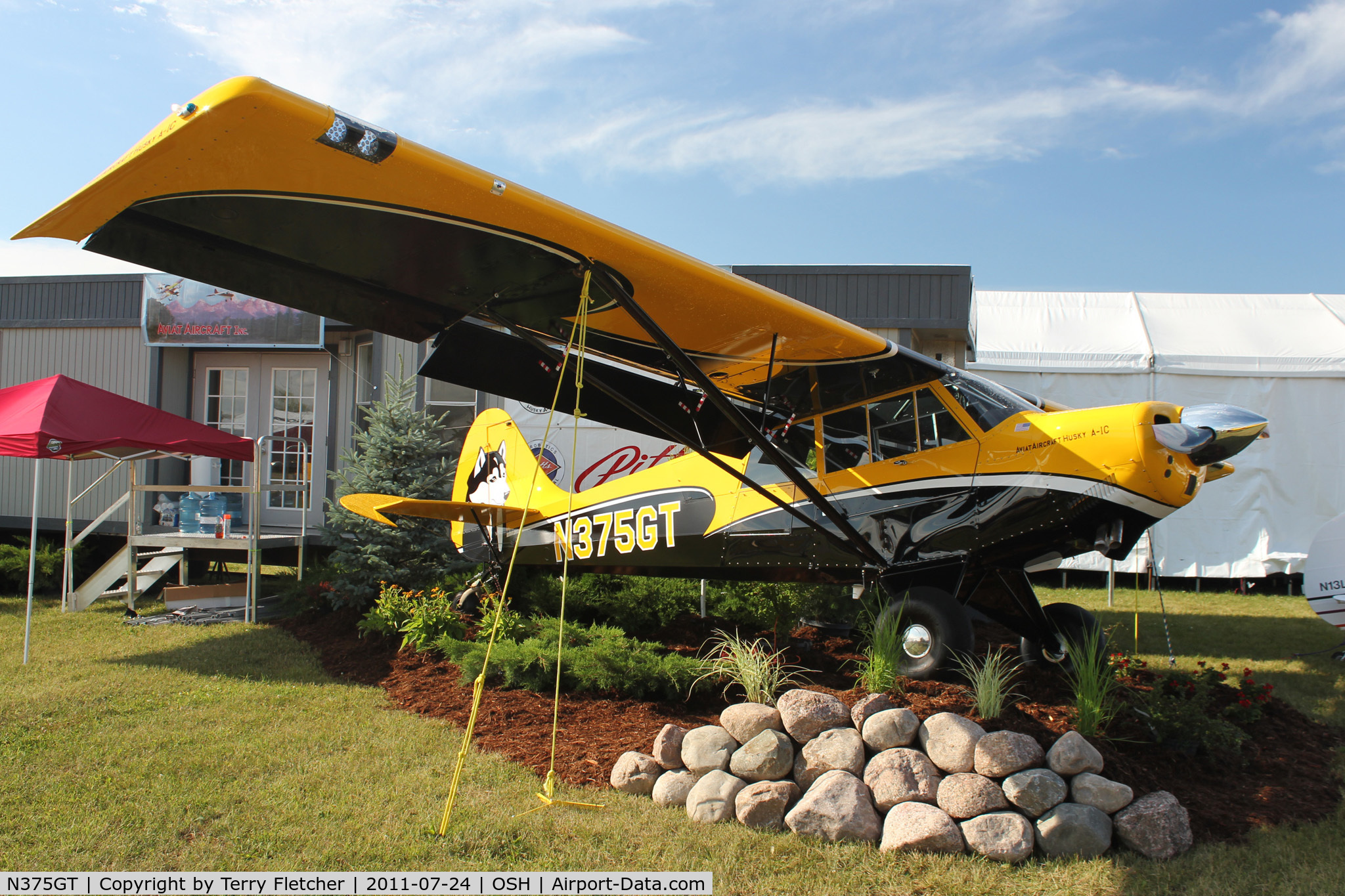 N375GT, Aviat A-1C-200 Husky C/N 3106, Aviat Aircraft Inc A-1C-200, c/n: 3106 displayed at 2011 Oshkosh