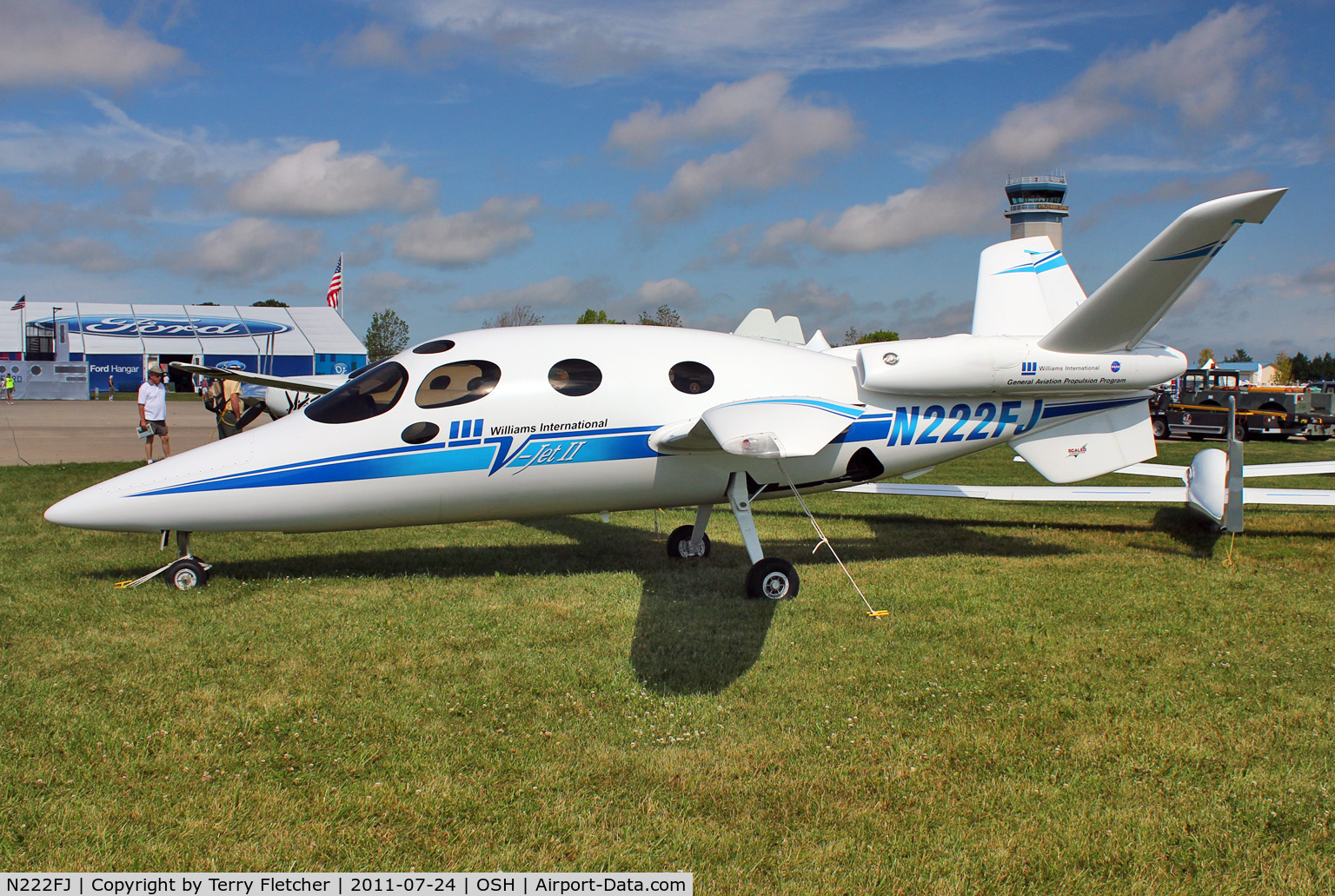 N222FJ, 1997 Scaled Composites 271 V-Jet II C/N 001, 1997 Scaled Composites Inc 271, c/n: 001 at 2011 Oshkosh