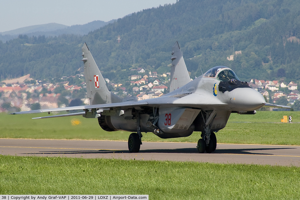 38, Mikoyan-Gurevich MiG-29 C/N 2960532038, Poland Air Force MIG29