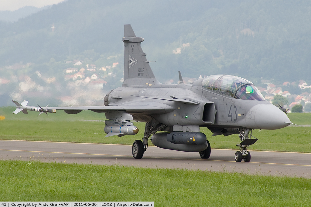43, Saab JAS-39D Gripen C/N 39852, French Air Force Mirage 2000