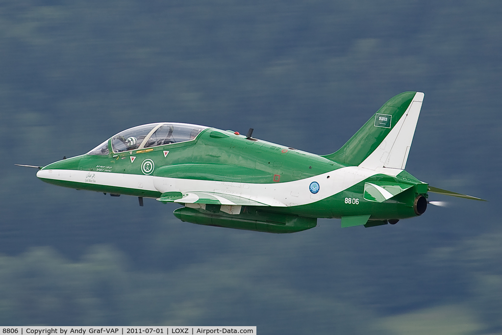 8806, British Aerospace Hawk 65A C/N 6Y020, Saudi Hawks BAE Hawk