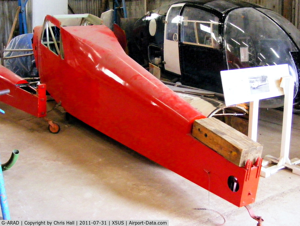 G-ARAD, 1960 Luton LA-5 Major C/N PAL 1204, Displayed at the North East Aircraft Museum, Unsworth