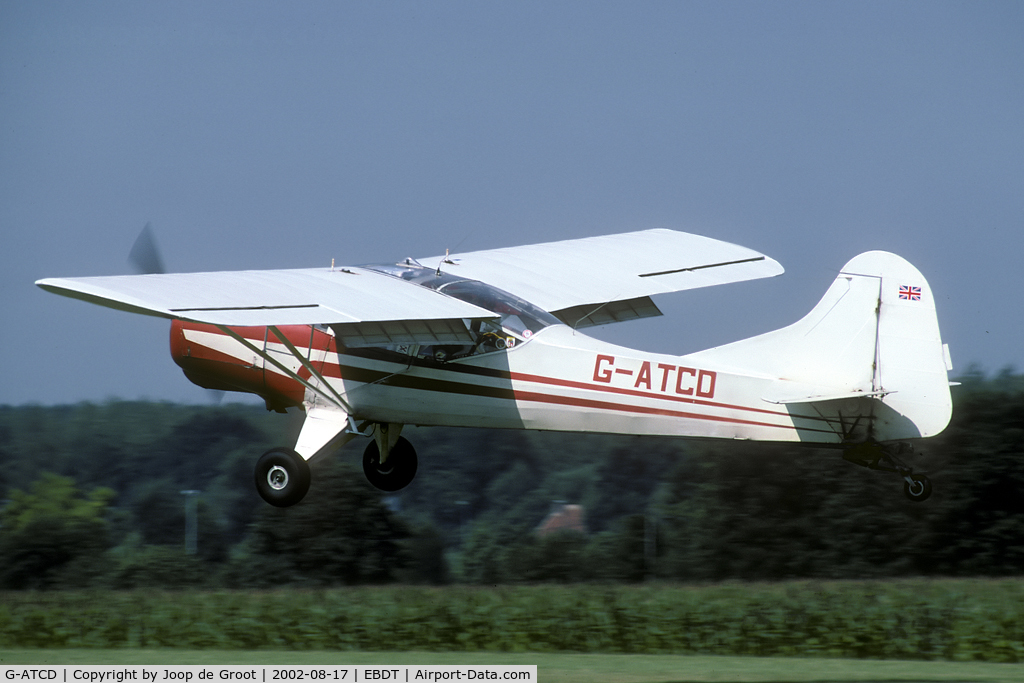 G-ATCD, 1965 Beagle D-5/180 Husky C/N 3683, Diest Aero Club oldtimer fly-in.