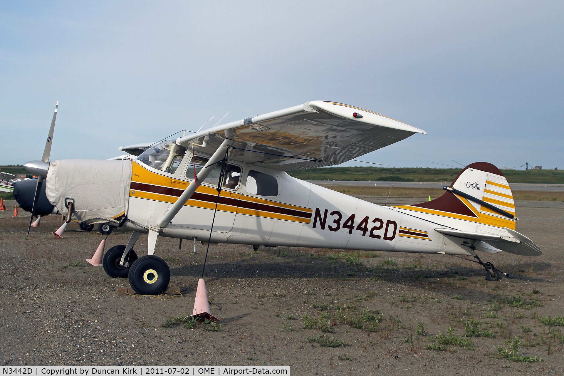 N3442D, 1955 Cessna 170B C/N 26985, Yet another taildragger Cessna!