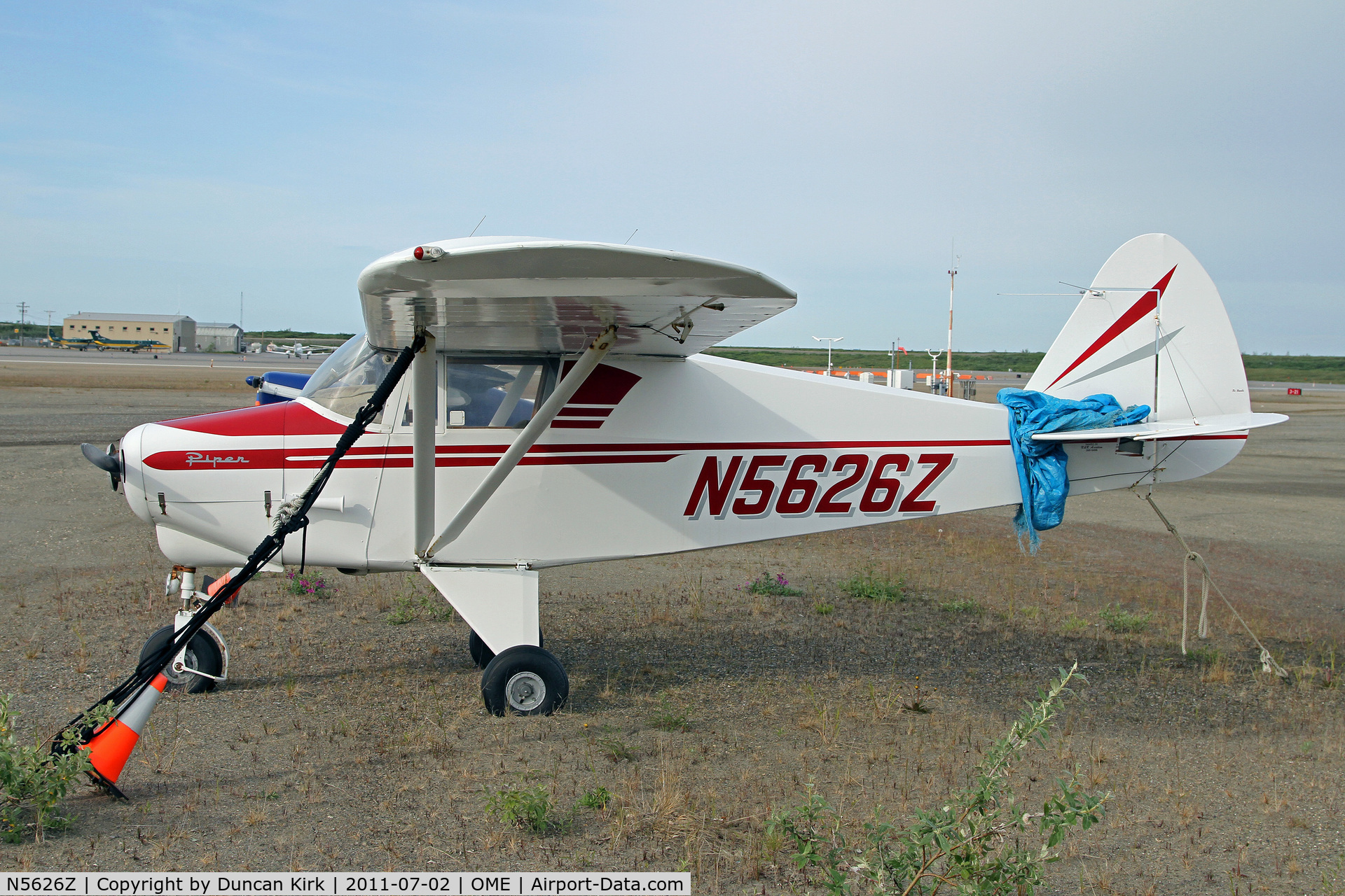 N5626Z, 1962 Piper PA-22-108 Colt C/N 22-9438, Gold is the name of the game in Nome