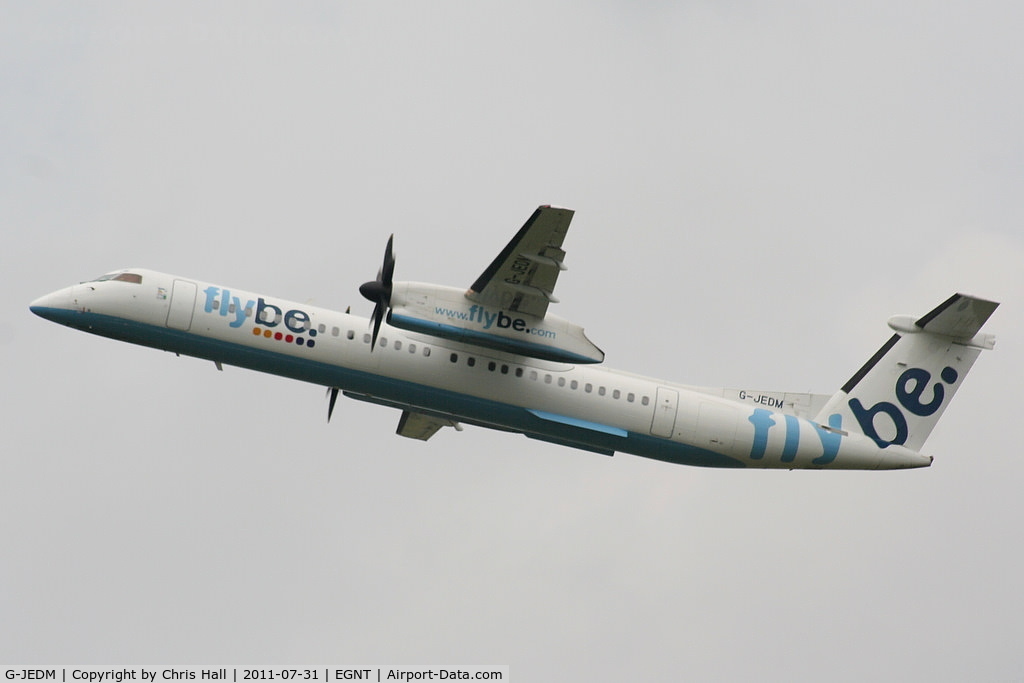 G-JEDM, 2003 De Havilland Canada DHC-8-402Q Dash 8 C/N 4077, flybe