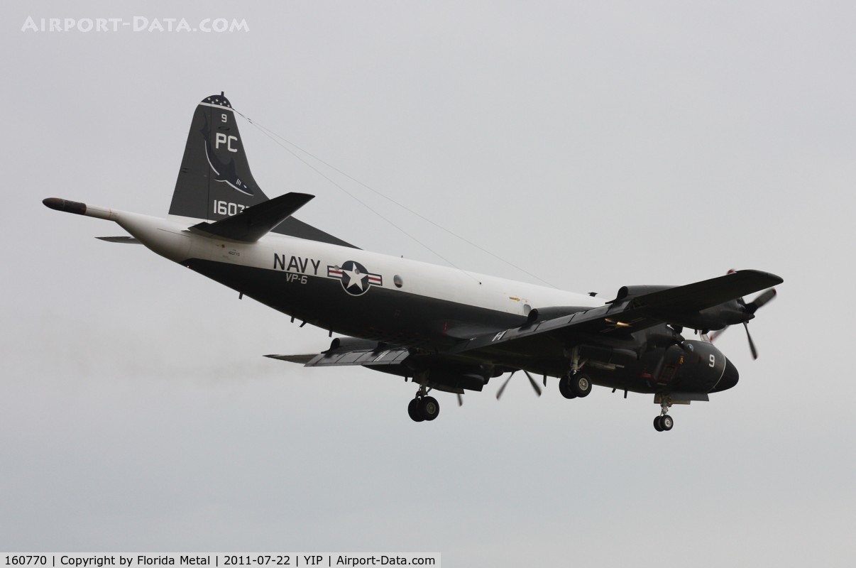 160770, Lockheed P-3C-185-LO Orion C/N 285A-5679, P-3C Orion retro colors