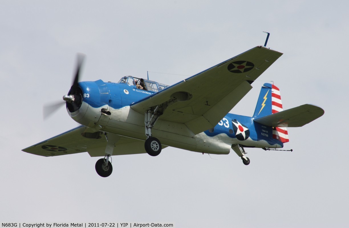 N683G, 1943 Grumman TBM-3E Avenger C/N 53768, TBM Avenger