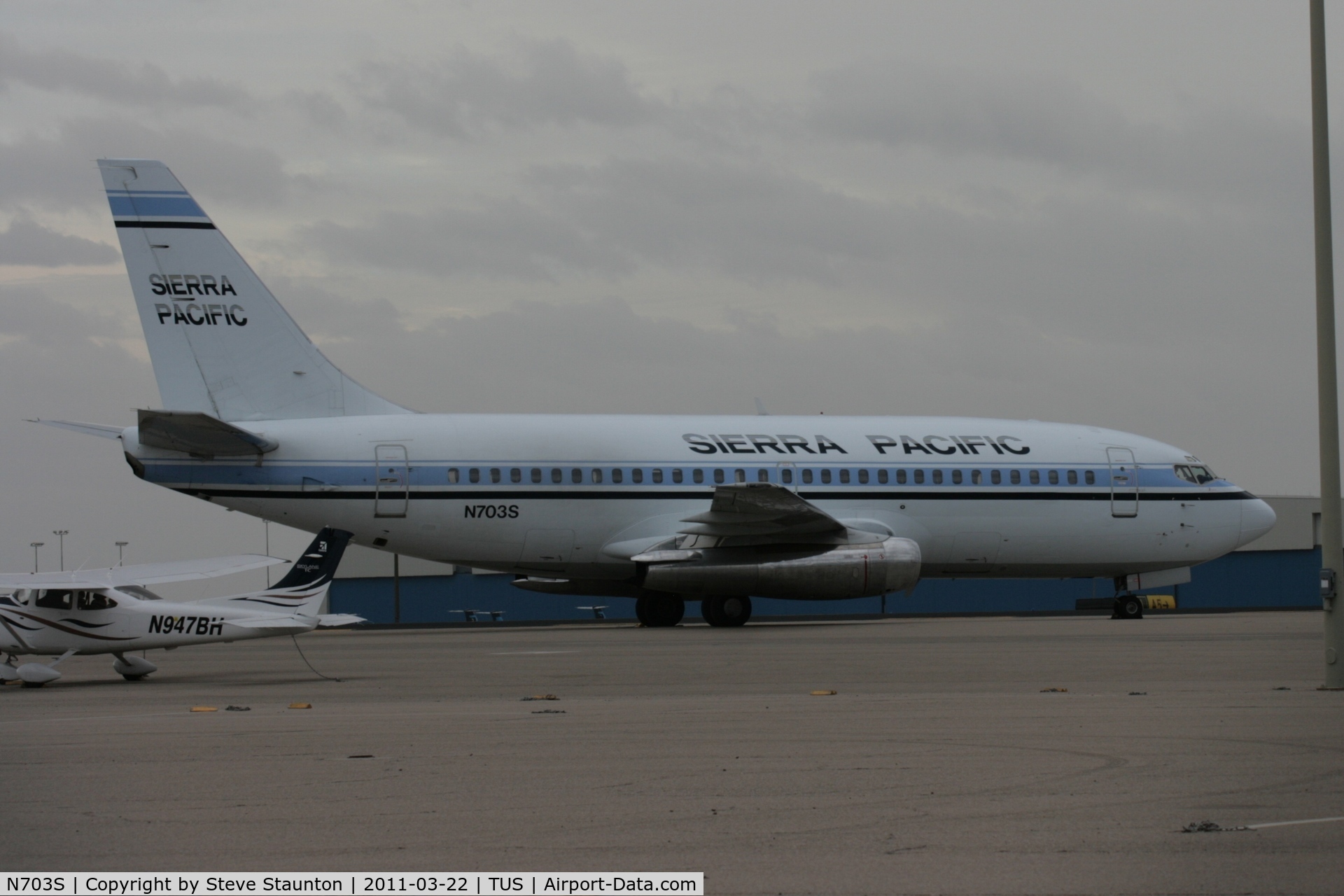 N703S, 1981 Boeing 737-2T4 C/N 22529, Taken at Tucson Airport, in March 2011 whilst on an Aeroprint Aviation tour