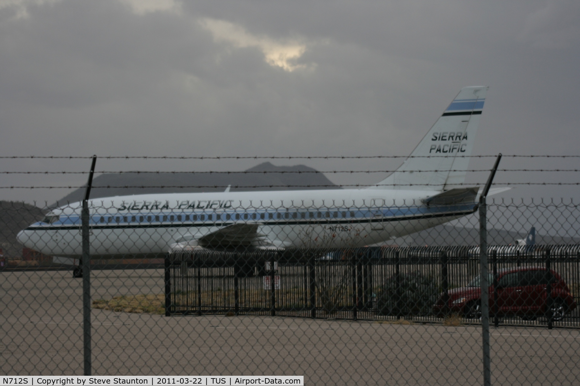 N712S, 1983 Boeing 737-2Y5 C/N 23038, Taken at Tucson Airport, in March 2011 whilst on an Aeroprint Aviation tour