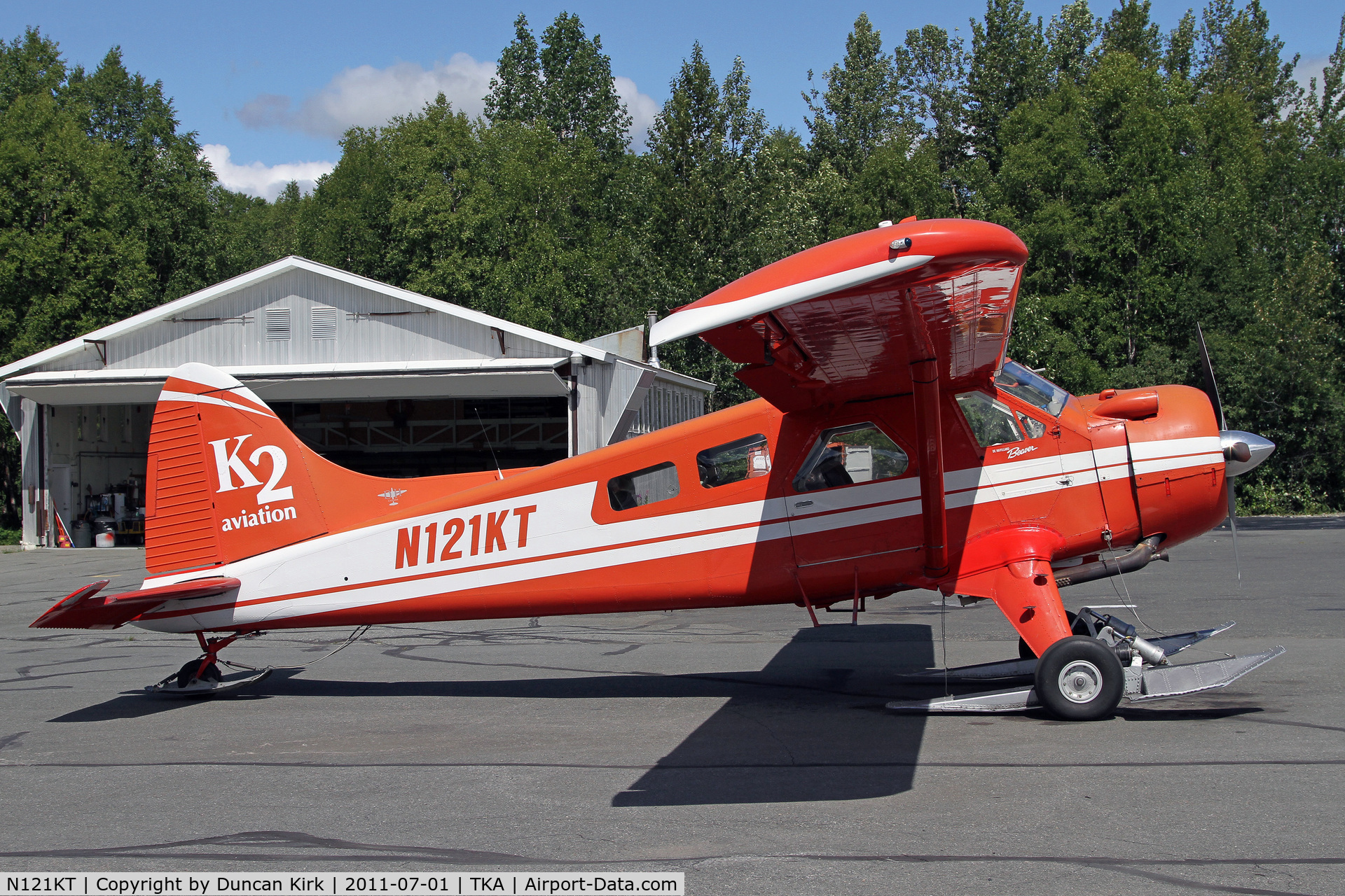 N121KT, 1958 De Havilland Canada DHC-2 Beaver Mk.1 (L20A) C/N 1407, Nice K2 DHC-2 at Talkeetna, a fun field to visit