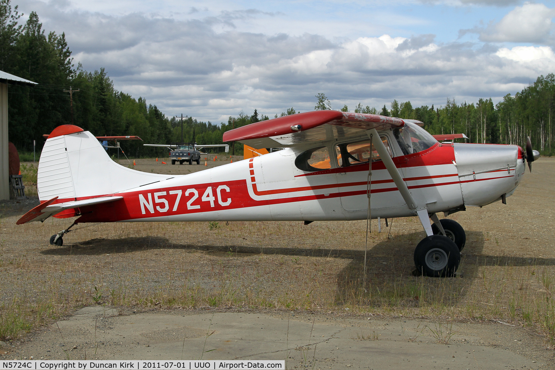 N5724C, 1950 Cessna 170A C/N 19827, Earlier model of Cessna 170