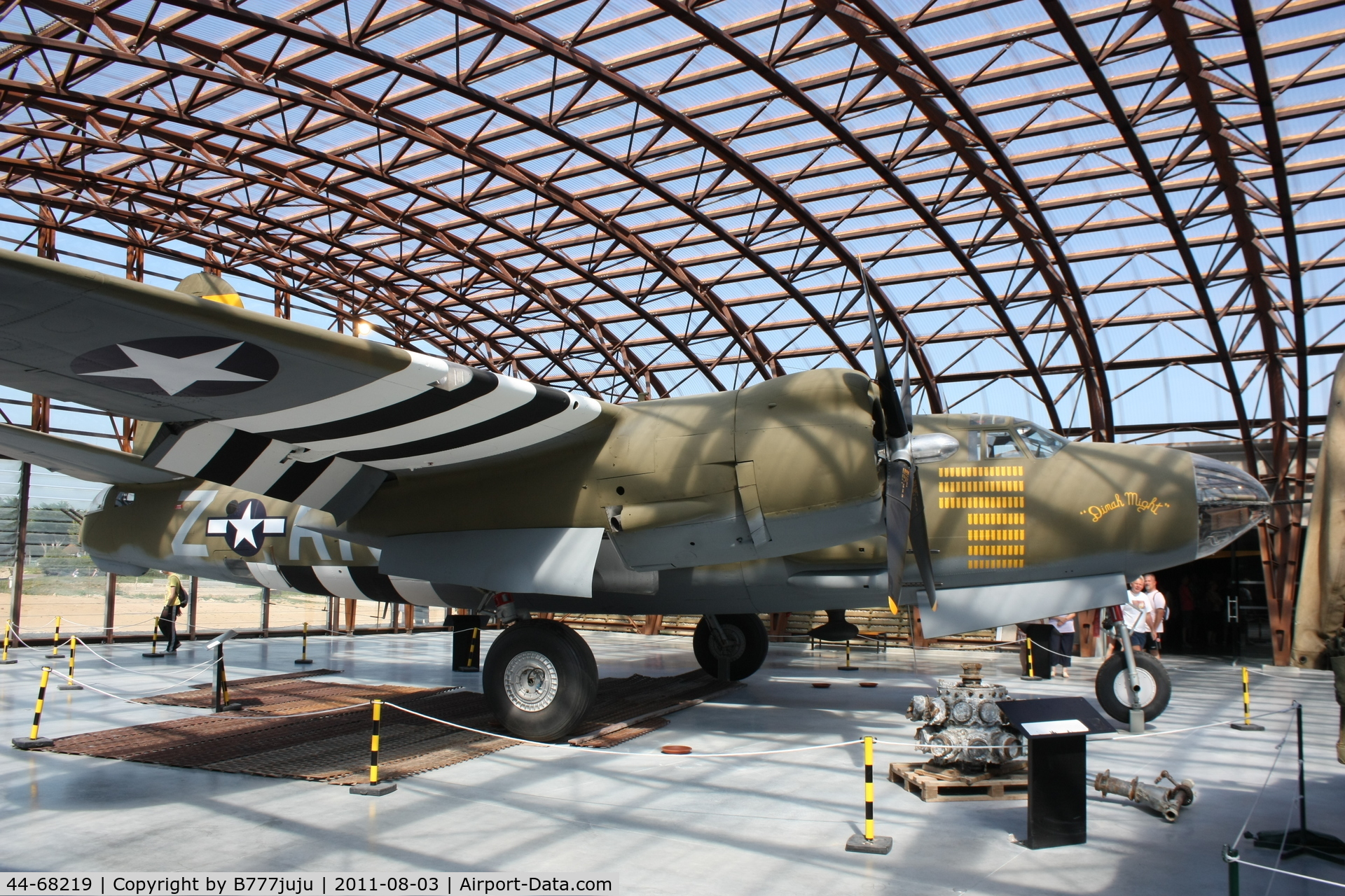 44-68219, 1944 Martin B-26G Marauder C/N 9699, on lease at Utha Beach museum with new peint of 41-31576