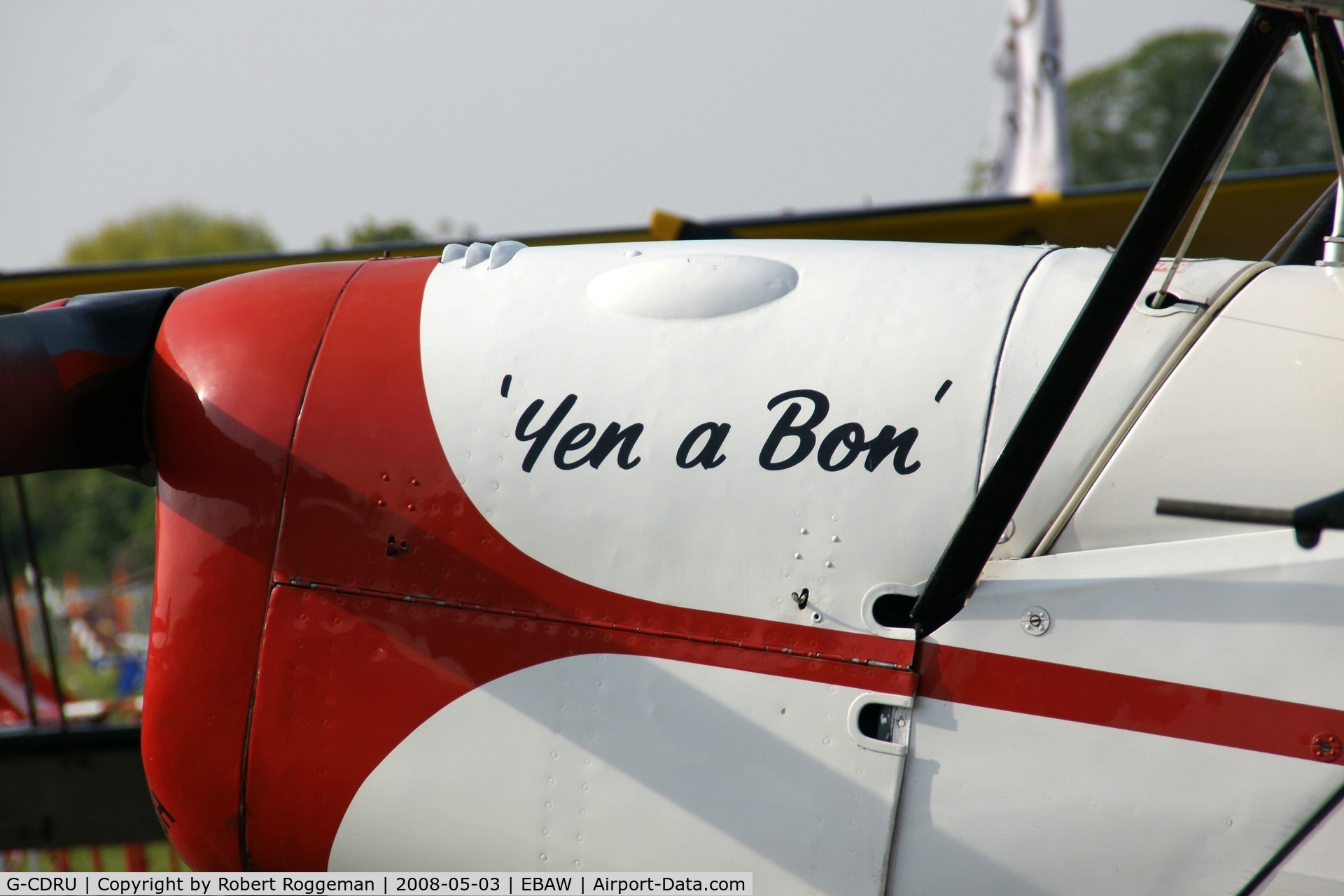 G-CDRU, 1946 CASA 1-131E Jungmann C/N 2321, FLY IN.