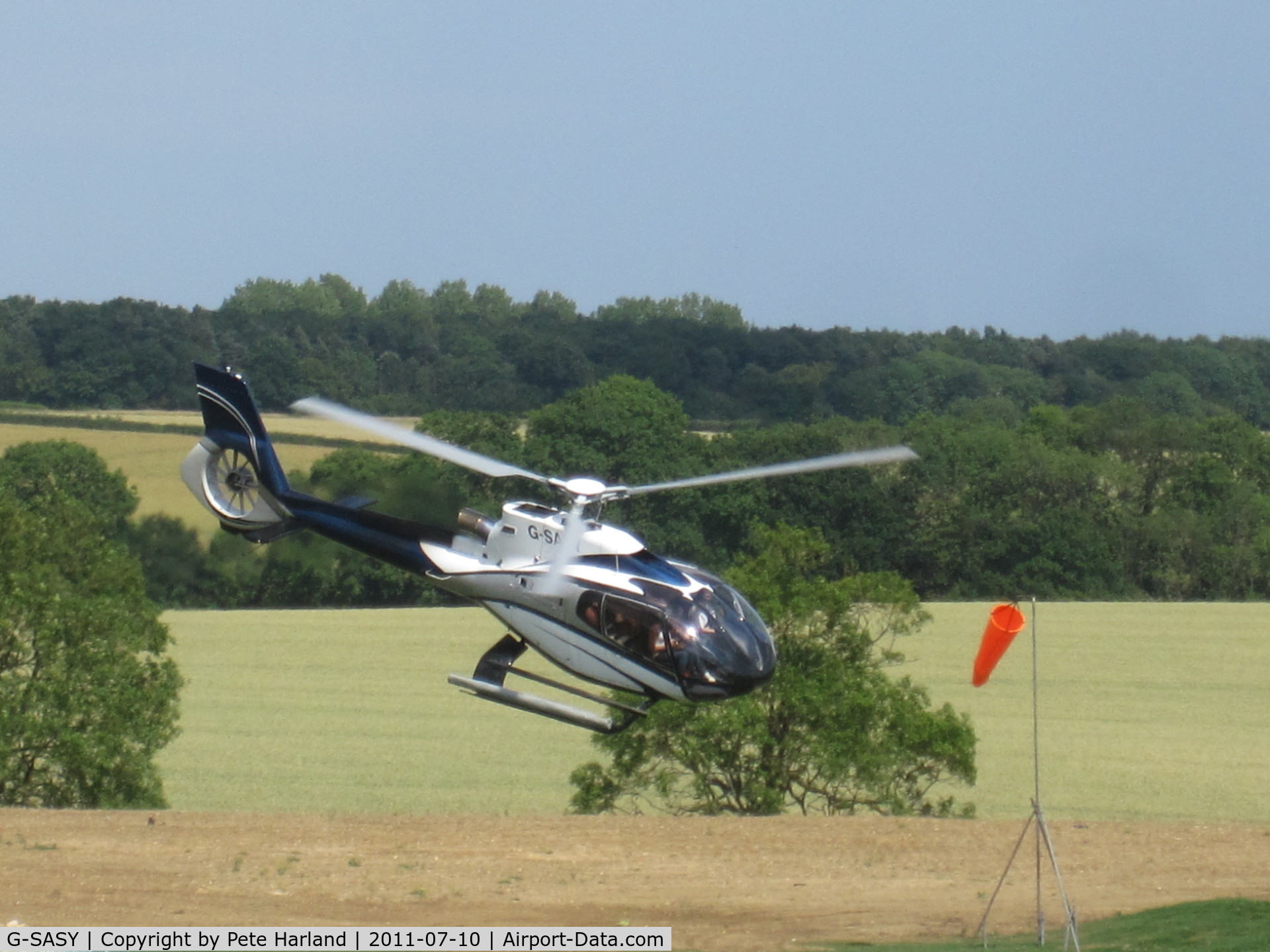 G-SASY, 2009 Eurocopter EC-130B-4 (AS-350B-4) C/N 4760, Silverstone 2011