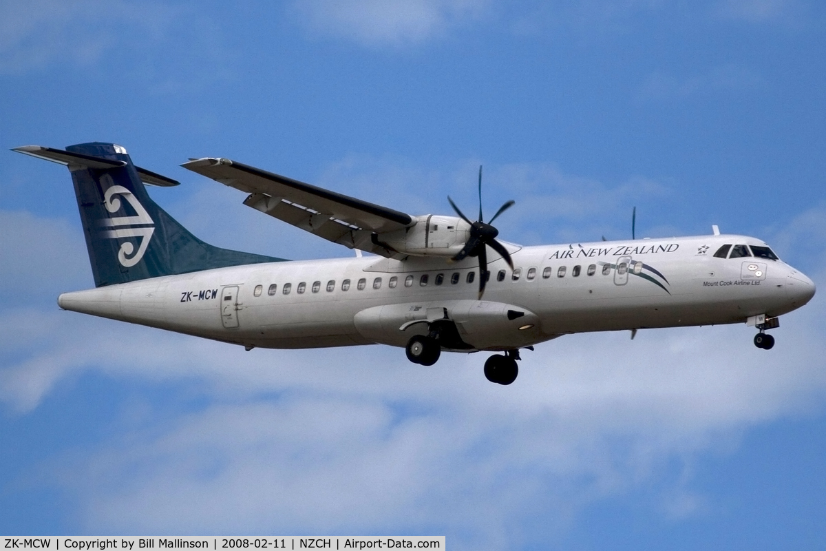 ZK-MCW, 2000 ATR 72-212A C/N 646, Finals to 20
