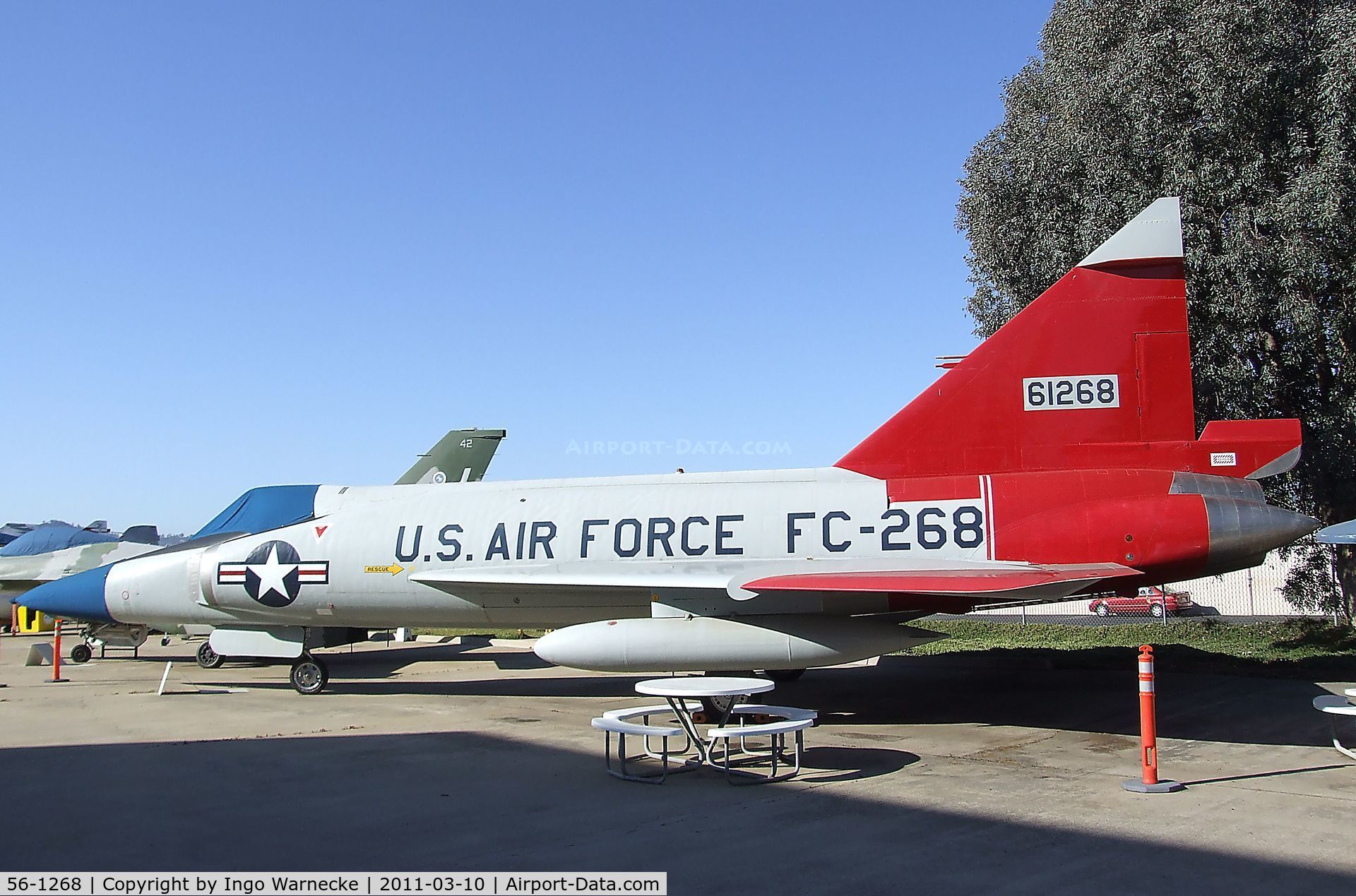 56-1268, 1956 Convair F-102A Delta Dagger C/N Not found 56-1268, Convair F-102A Delta Dagger at the San Diego Air & Space Museum's Gillespie Field Annex, El Cajon CA