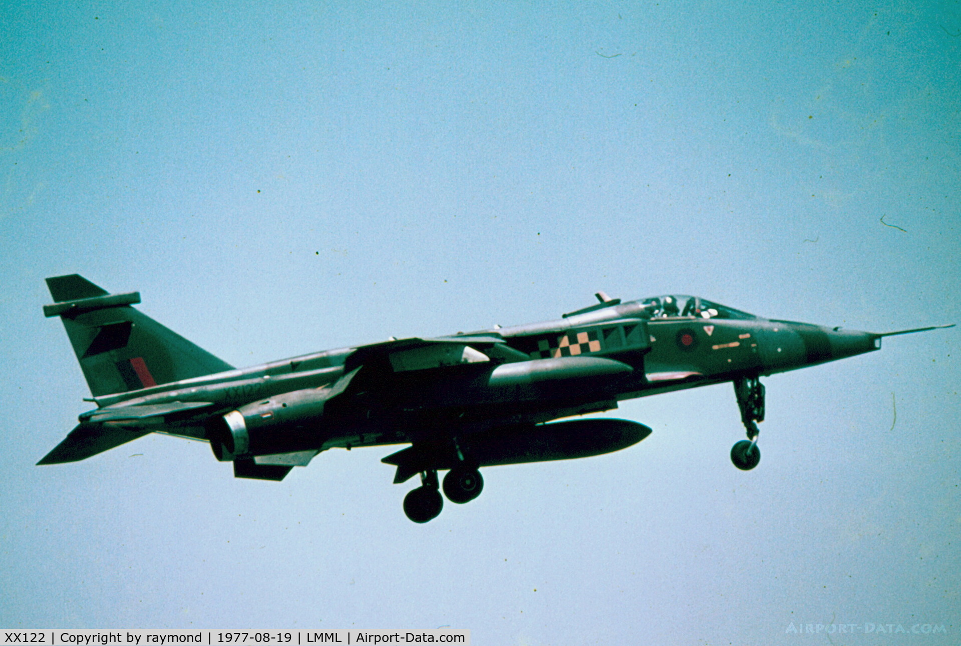 XX122, 1974 Sepecat Jaguar GR.1 C/N S.15, Jaguar GR1 XX122 54Sqd RAF