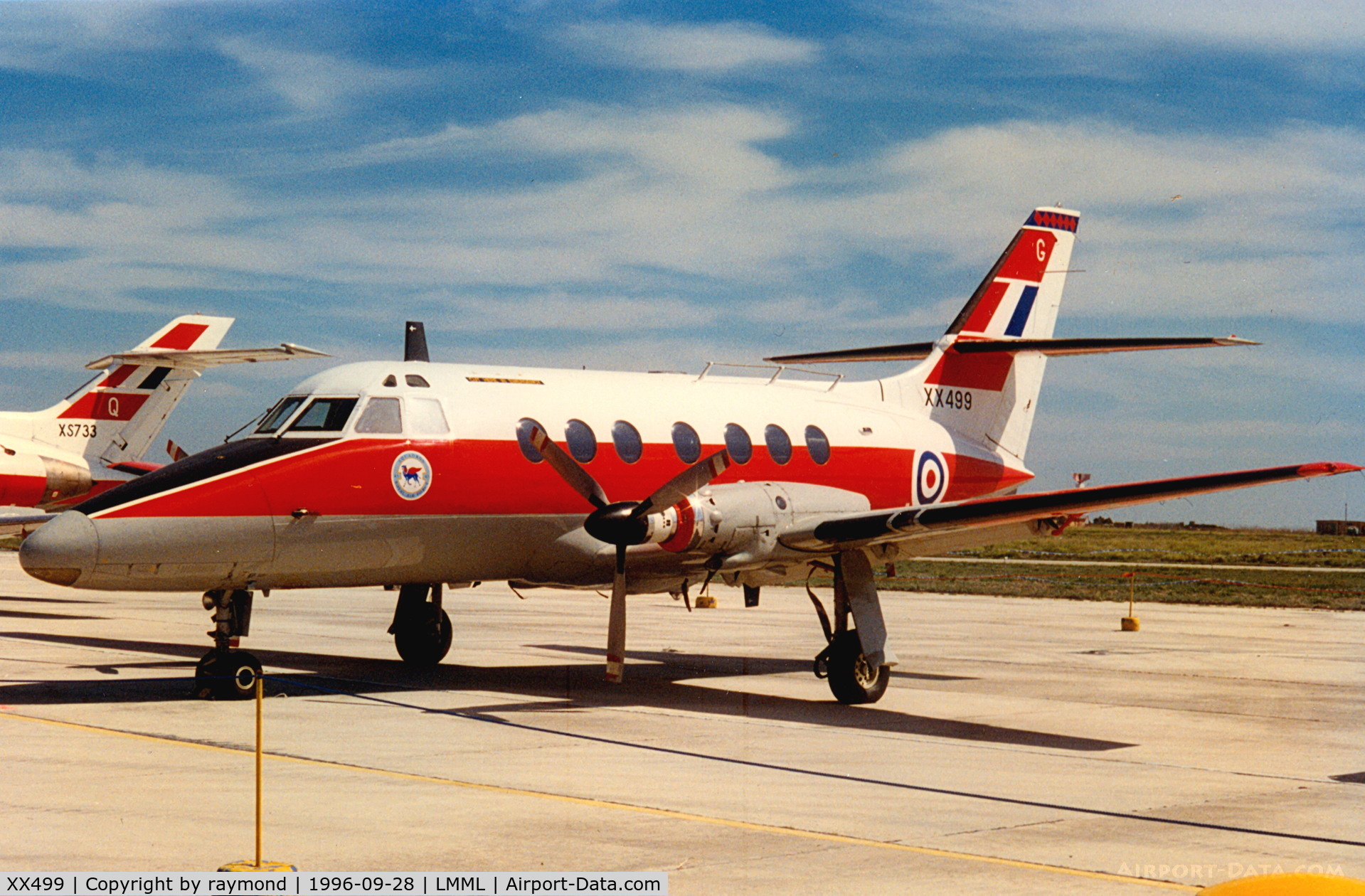 XX499, 1976 Scottish Aviation HP-137 Jetstream T.1 C/N 425, Jetstream XX499/G 45Sqd RAF