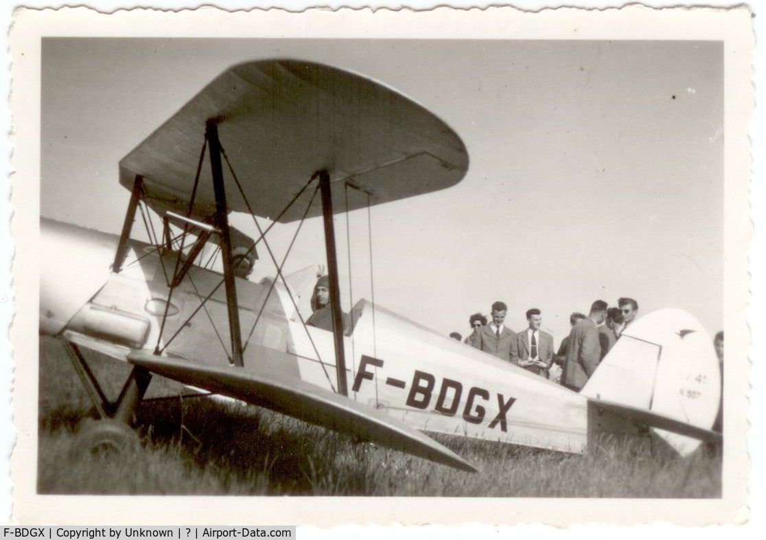 F-BDGX, Stampe-Vertongen SV-4C C/N 507, Maybe taken at the Angers Avrille (France) airtport.