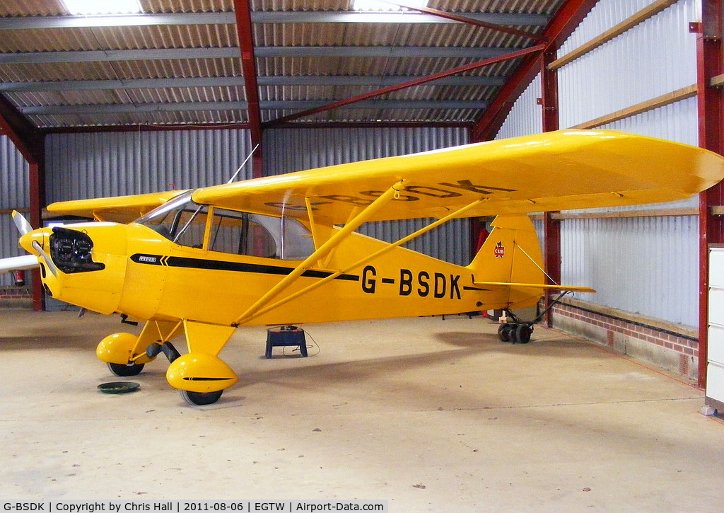 G-BSDK, 1941 Piper J-5A Cub Cruiser Cub Cruiser C/N 5-175, Oaksey Park resident