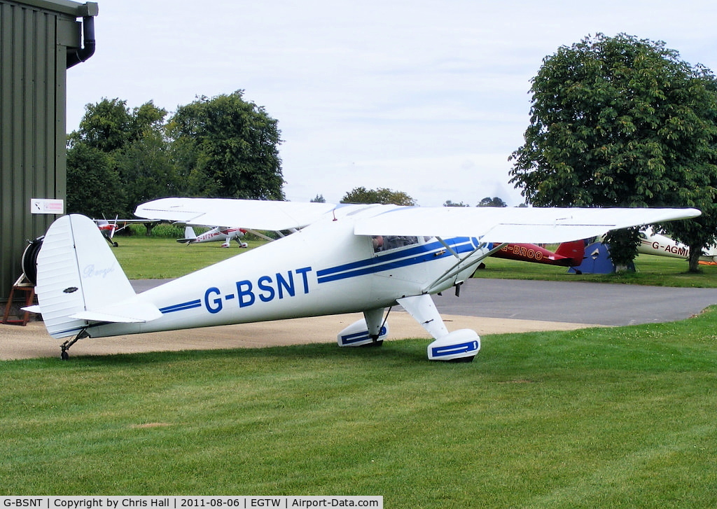 G-BSNT, 1941 Luscombe 8A Silvaire C/N 1679, at the Luscombe fly-in at Oaksey Park