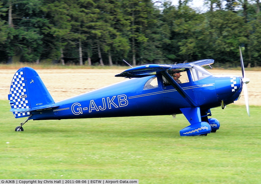 G-AJKB, 1946 Luscombe 8E Silvaire C/N 3058, at the Luscombe fly-in at Oaksey Park