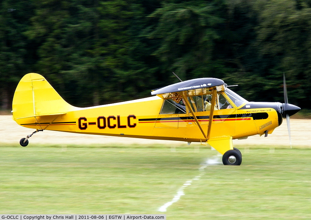 G-OCLC, 2006 Aviat A-1B Husky C/N 2380, at the Luscombe fly-in at Oaksey Park