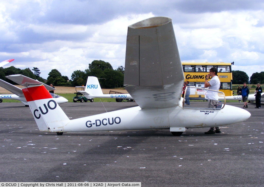 G-DCUO, 1973 Pilatus B4-PC11 C/N 040, at the Cotswold Gliding Club, Aston Down
