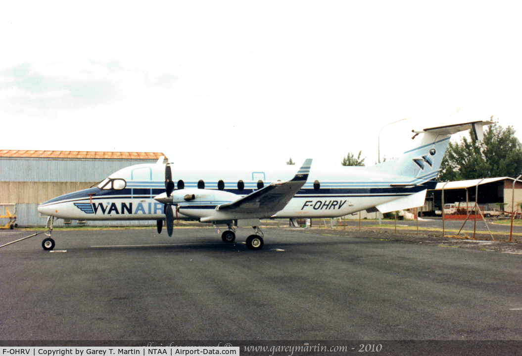 F-OHRV, 1993 Beech 1900D C/N UE-58, Circa 1997.