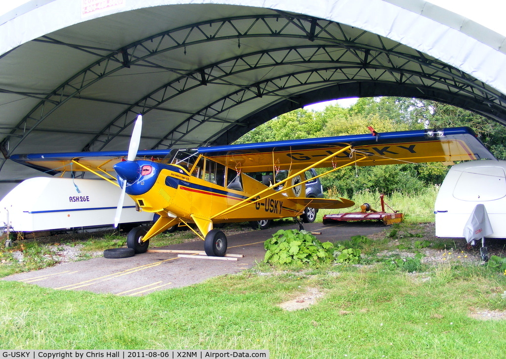 G-USKY, 2004 Aviat A-1B Husky C/N 2261, at the Bristol Gliding Club, Nympsfield