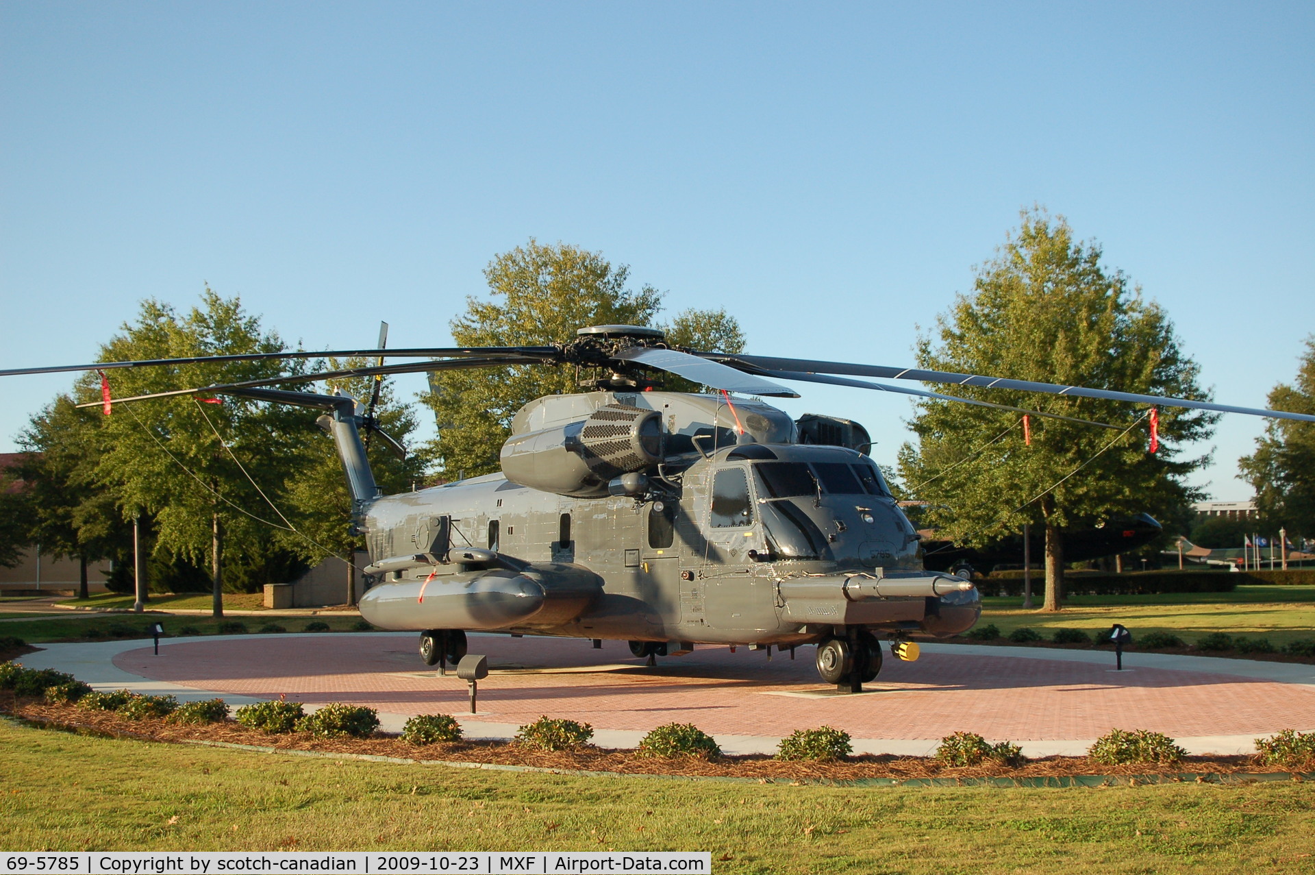 69-5785, 1969 Sikorsky MH-53M Pave Low IV C/N 65-240, 1969 Sikorsky HH-53C Super Jolly Green Giant Helicopter on display at Maxwell AFB, Montgomery, AL