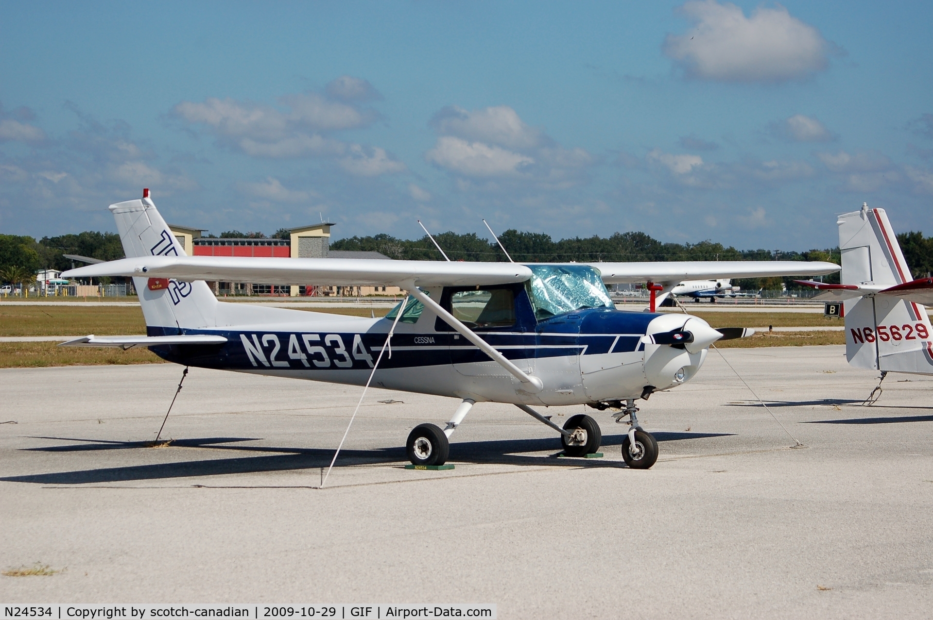 N24534, 1977 Cessna 152 C/N 15280316, 1977 Cessna 152 No. N24534 at Gilbert Airport, Winter Haven, FL
