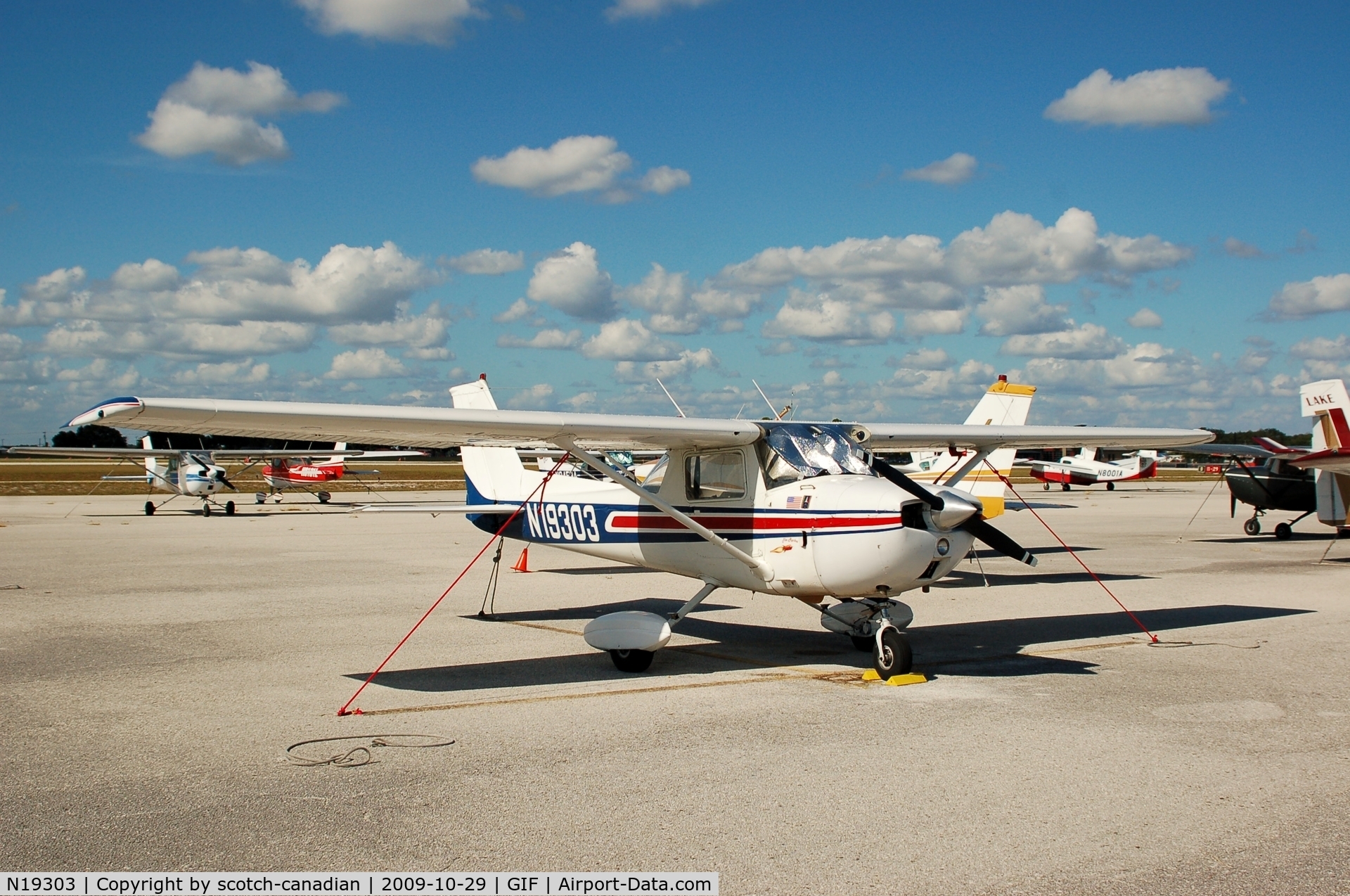 N19303, 1973 Cessna 150L C/N 15074320, 1973 Cessna 150L No. N19303 at Gilbert Airport, Winter Haven, FL
