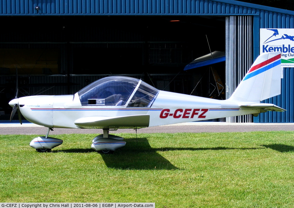 G-CEFZ, 2006 Cosmik EV-97 TeamEurostar UK C/N 2824, ROBO Flying group