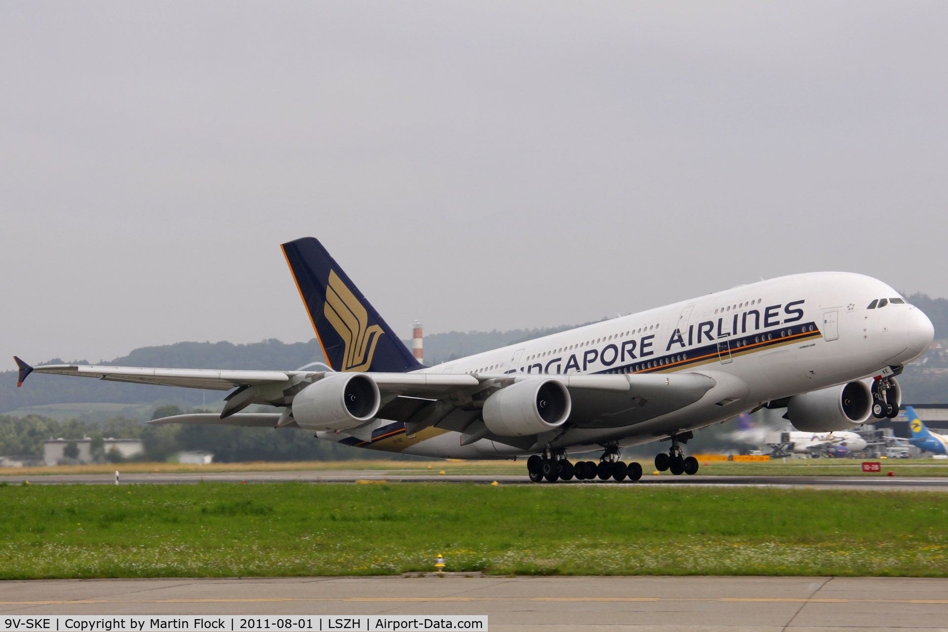9V-SKE, 2007 Airbus A380-841 C/N 010, .....