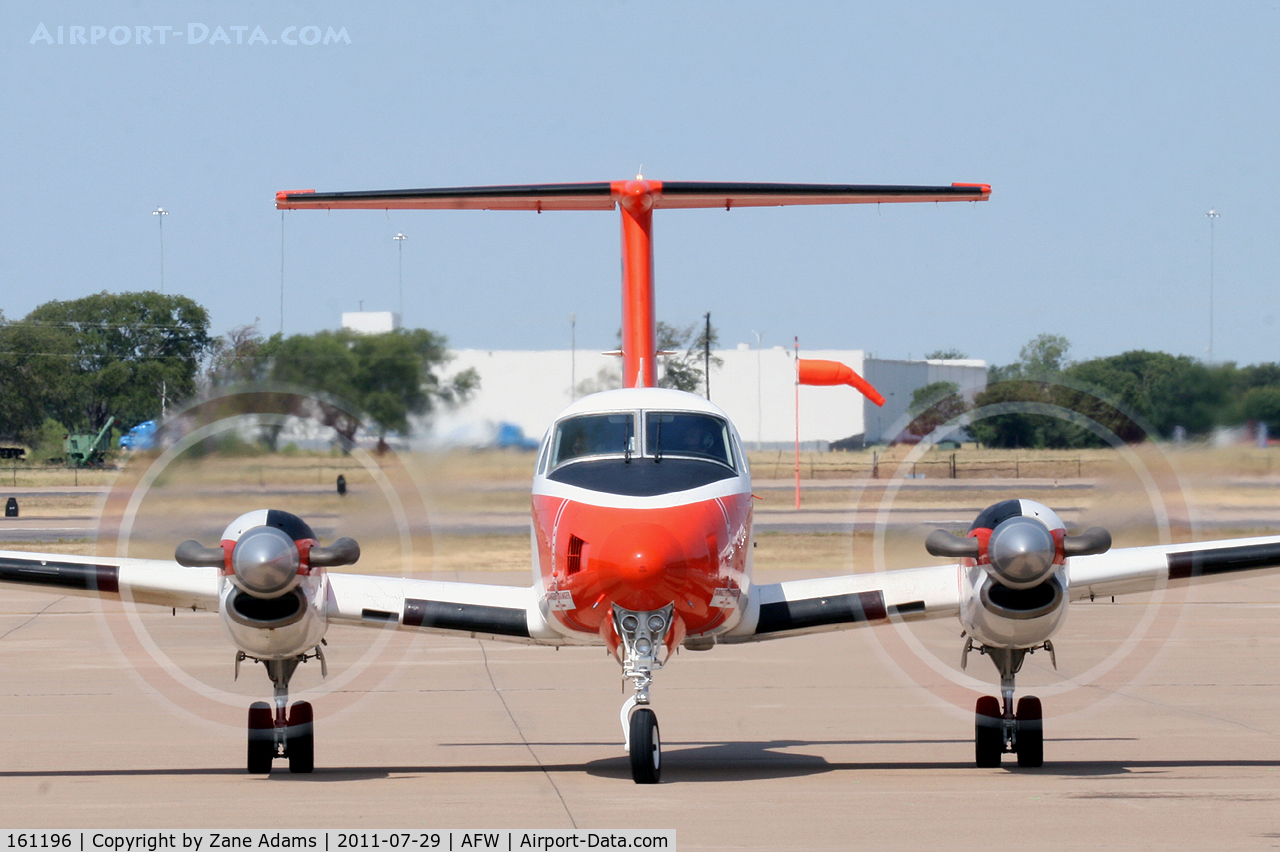 161196, Beech TC-12B Huron C/N BJ-12, At Alliance Airport -Tropical Storm Don evac from NAS Corpus Christie