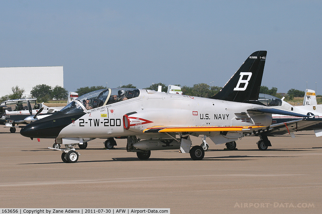 163656, McDonnell Douglas T-45C Goshawk C/N A058, At Alliance Airport - Fort Worth, TX
