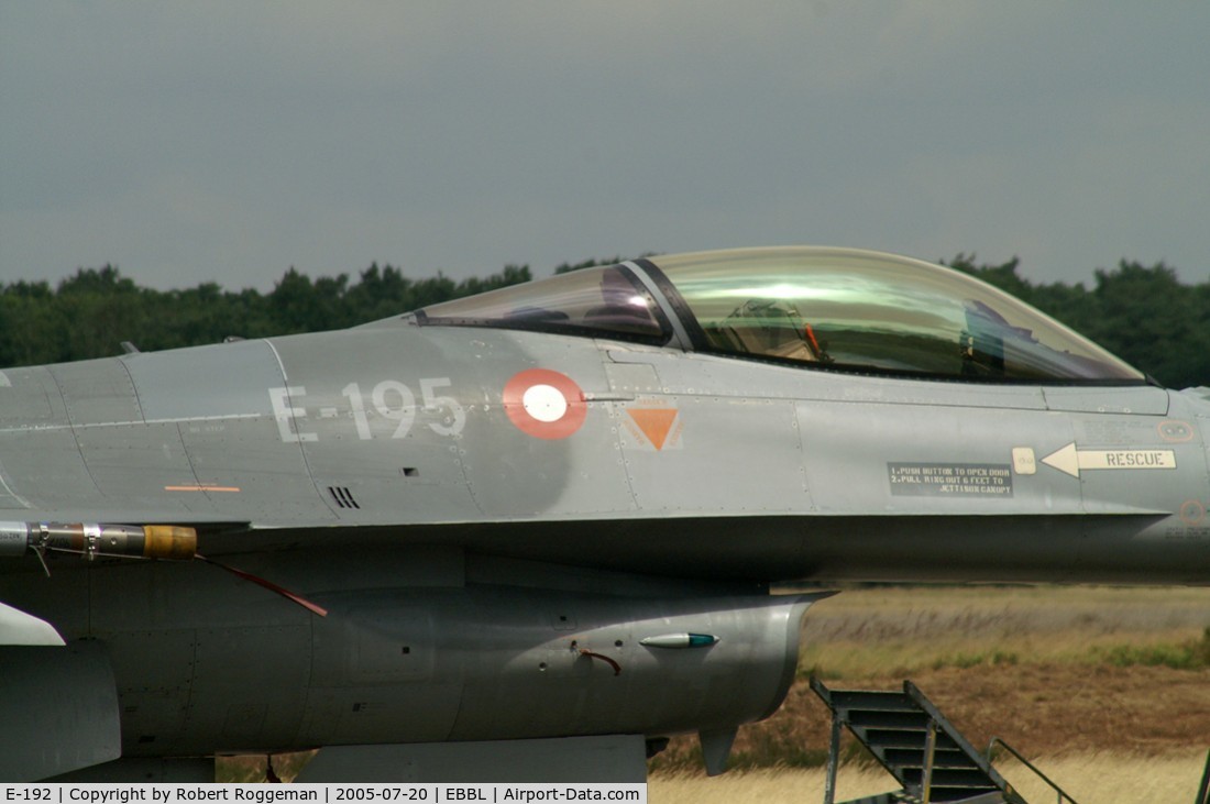 E-192, SABCA F-16AM Fighting Falcon C/N 6F-19, Spottersday.