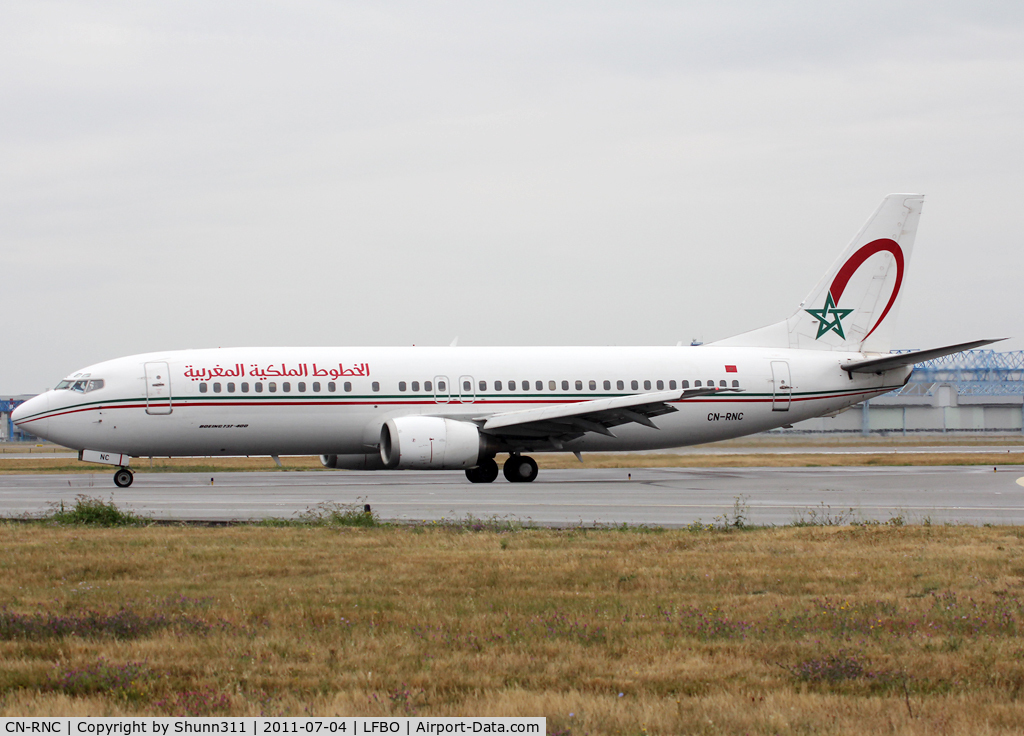 CN-RNC, 1994 Boeing 737-4B6 C/N 26529, Taxiing to the Terminal...