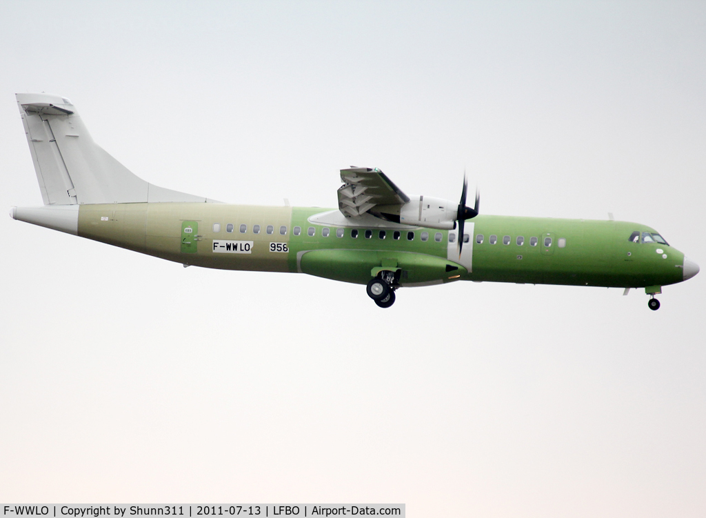 F-WWLO, 2011 ATR 72-600 C/N 958, C/n 958 - For Royal Air Maroc Express...