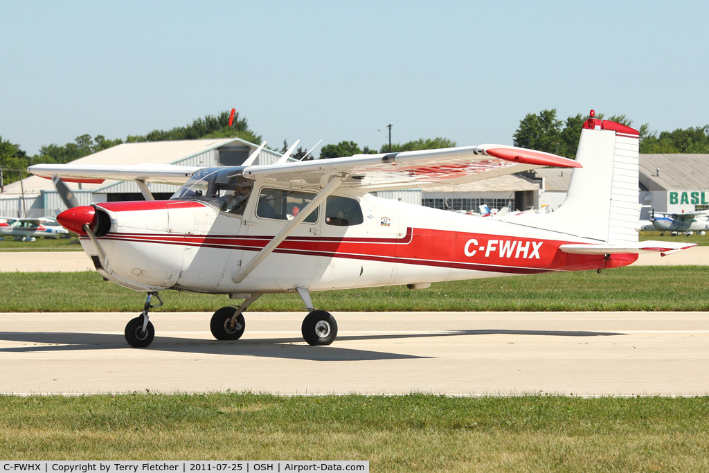 C-FWHX, Cessna 175 Skylark C/N 55479, Cessna 175, c/n: 55479 at 2011 Oshkosh