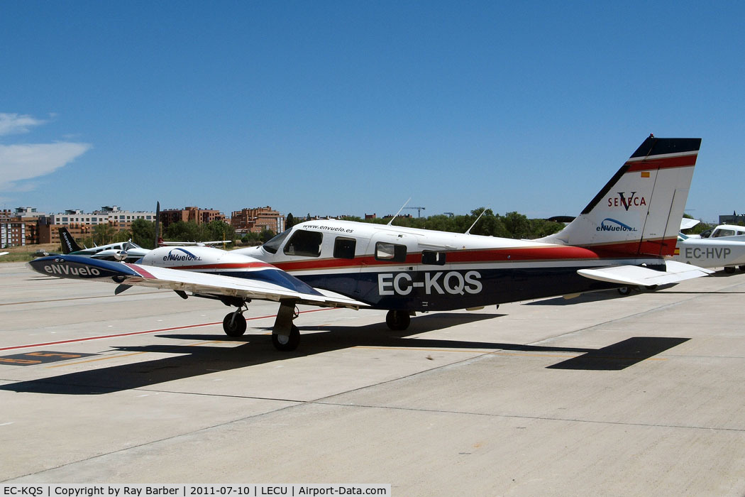 EC-KQS, Piper PA-34-220T Seneca V C/N 3449094, Piper PA-34-220T Seneca V [3449094] Cuatro Vientos~EC 10/07/2011.