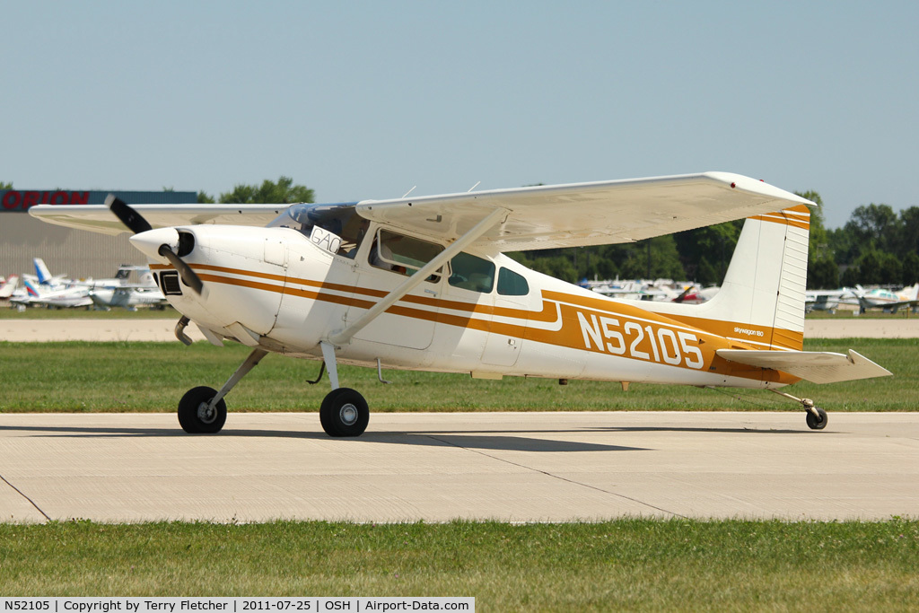 N52105, 1974 Cessna 180J C/N 18052504, 1974 Cessna 180J, c/n: 18052504 at 2011 Oshkosh