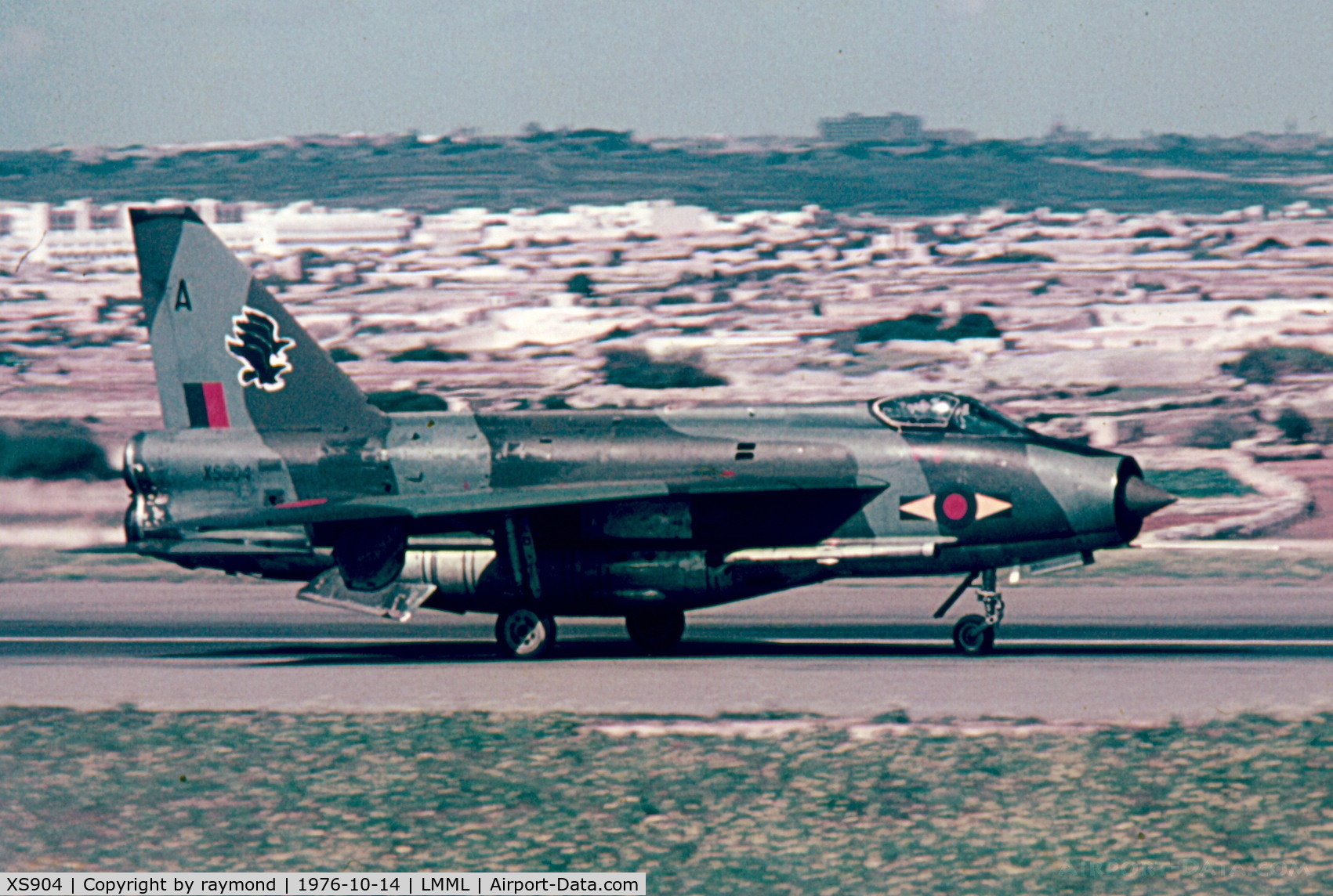 XS904, 1966 English Electric Lightning F.6 C/N 95250, Lightning F6 XS904/A 11Sqd RAF