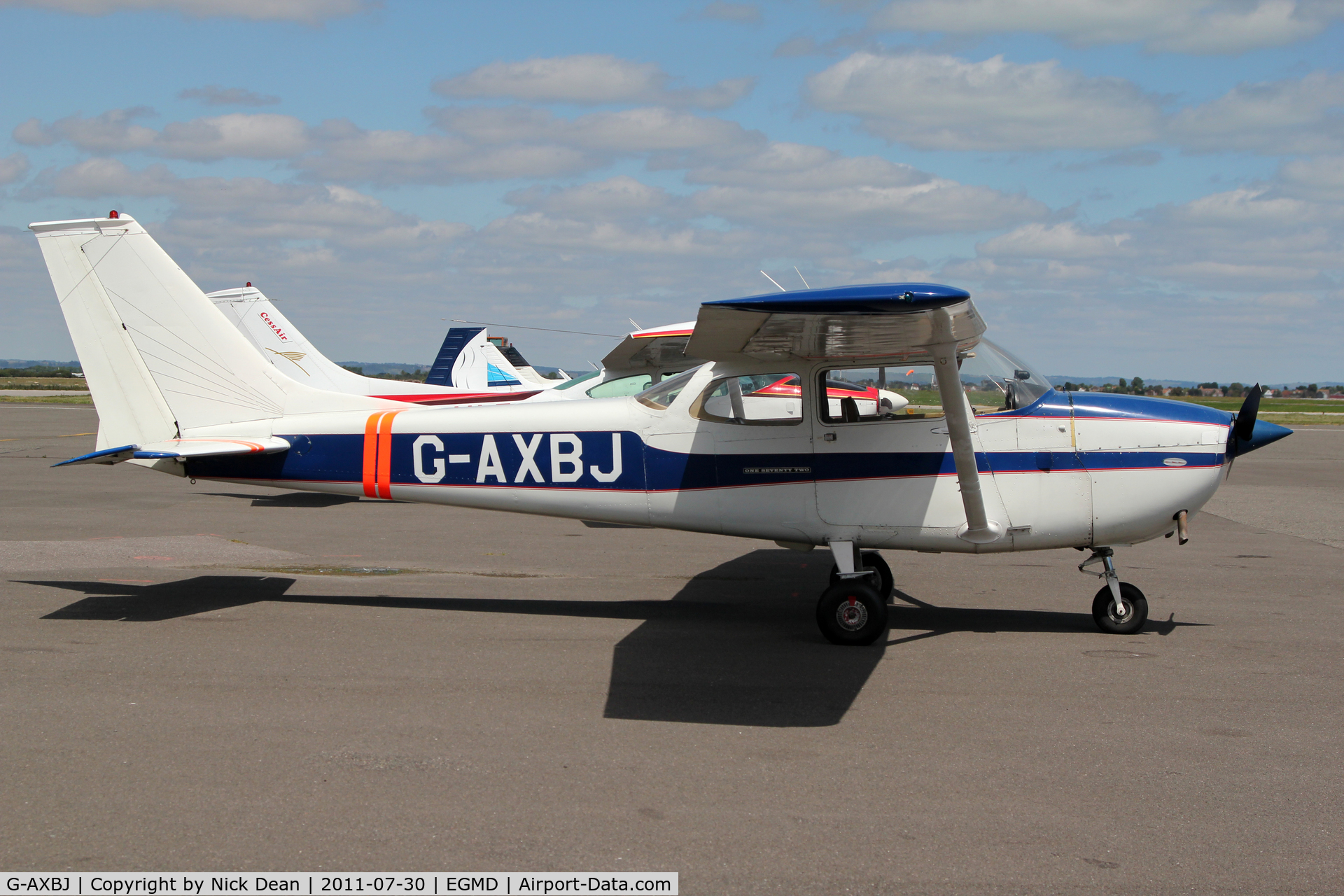 G-AXBJ, 1969 Reims F172H Skyhawk C/N 0573, EGMD/LYX